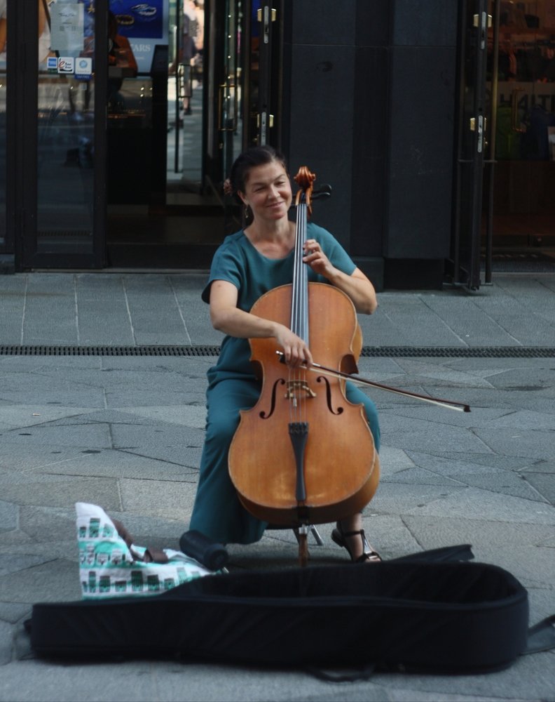 На улице Хельсинки