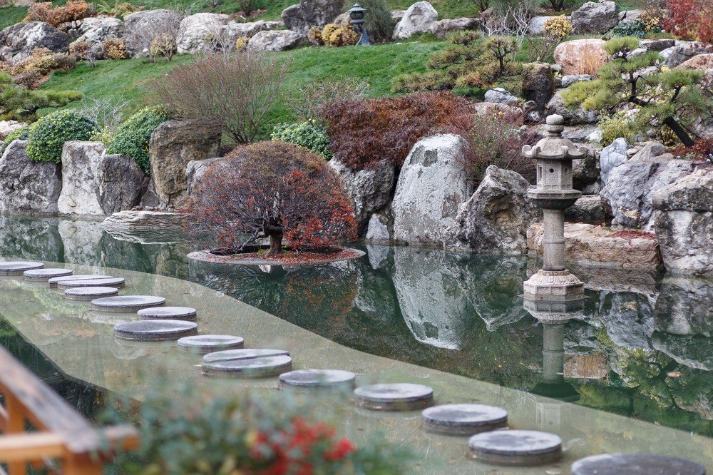 Японский сад в Партените