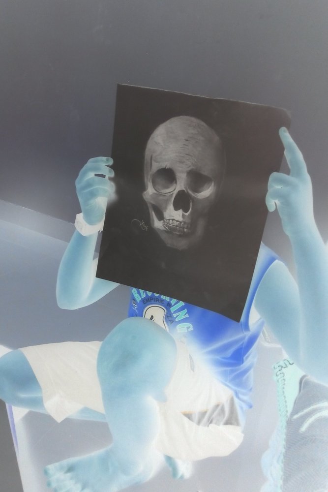 Negative sketch in negative mode