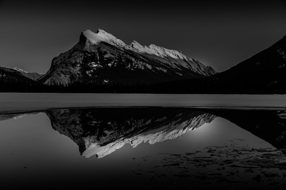 Reflection of Mt Rundel