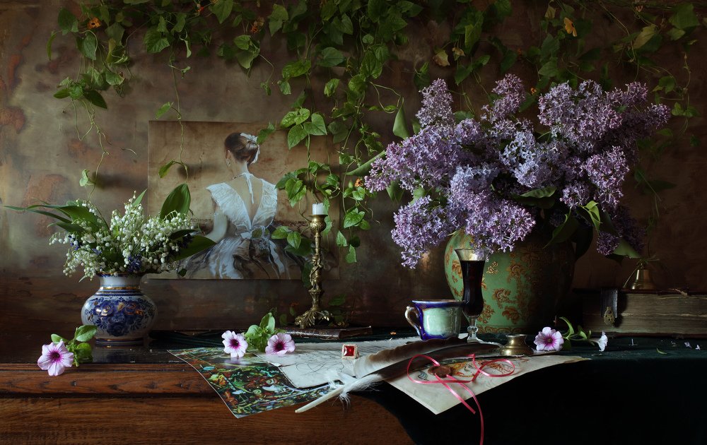 Натюрморт с цветами