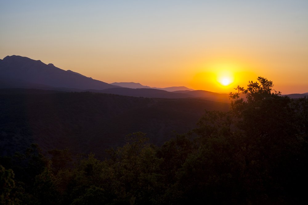 Рассвет в горах