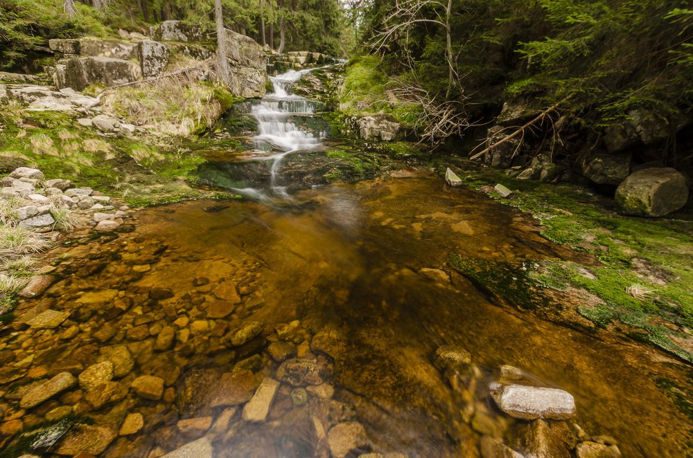 Водопад на Орлином ручье.