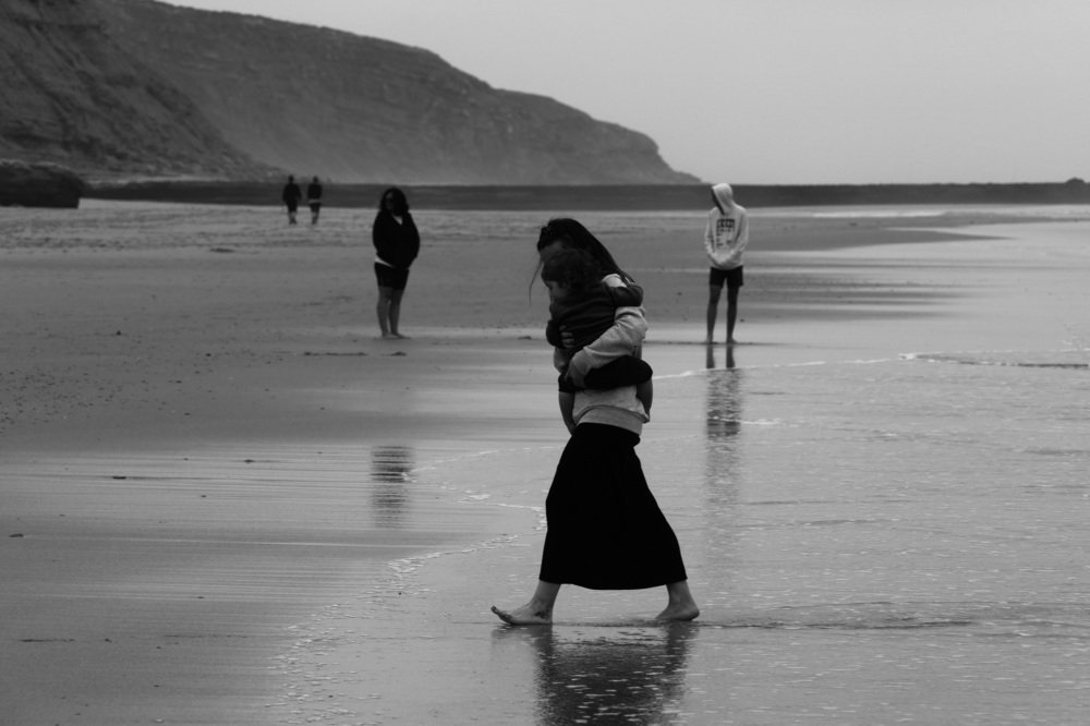Cloudy day at the beach
