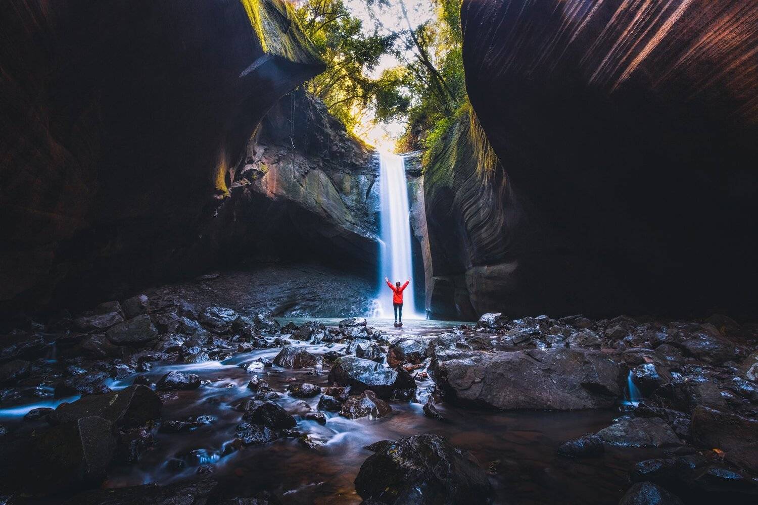 Brazilian Waterfall, immensity of nature