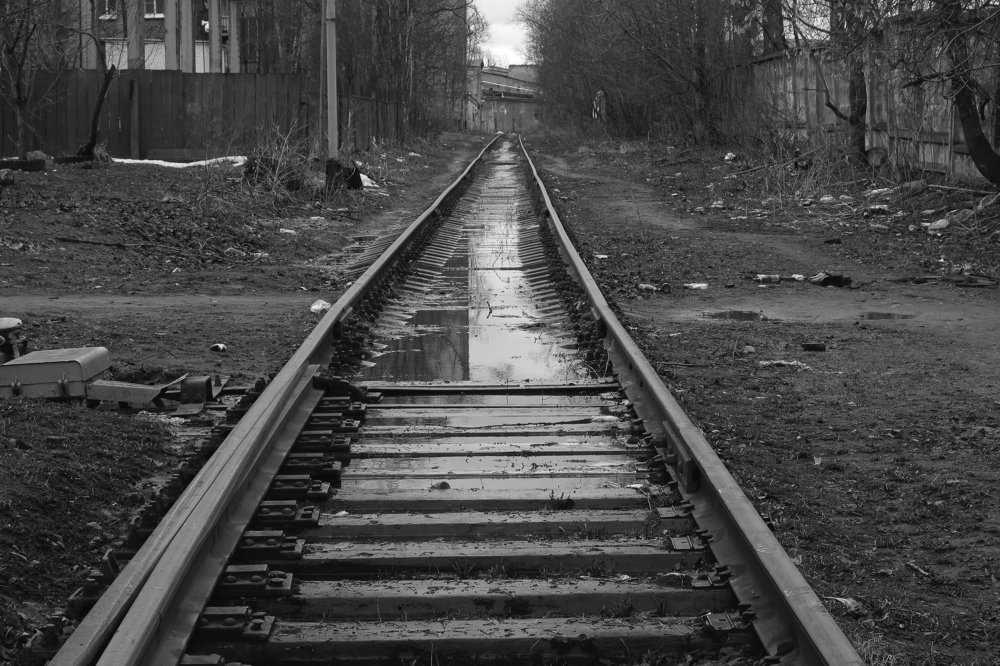 старый железнойдорожный путь