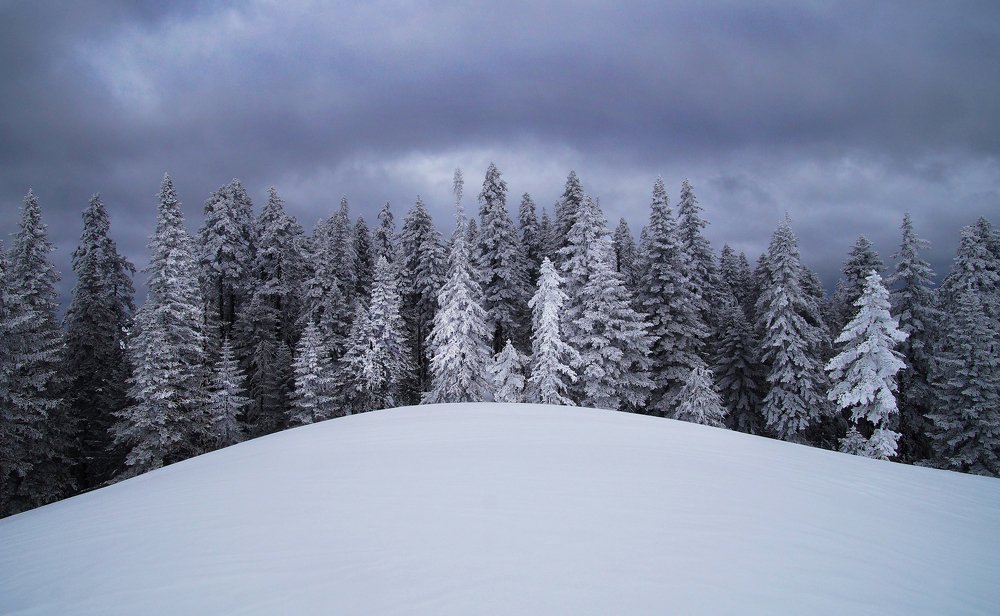 Рисунок снегом