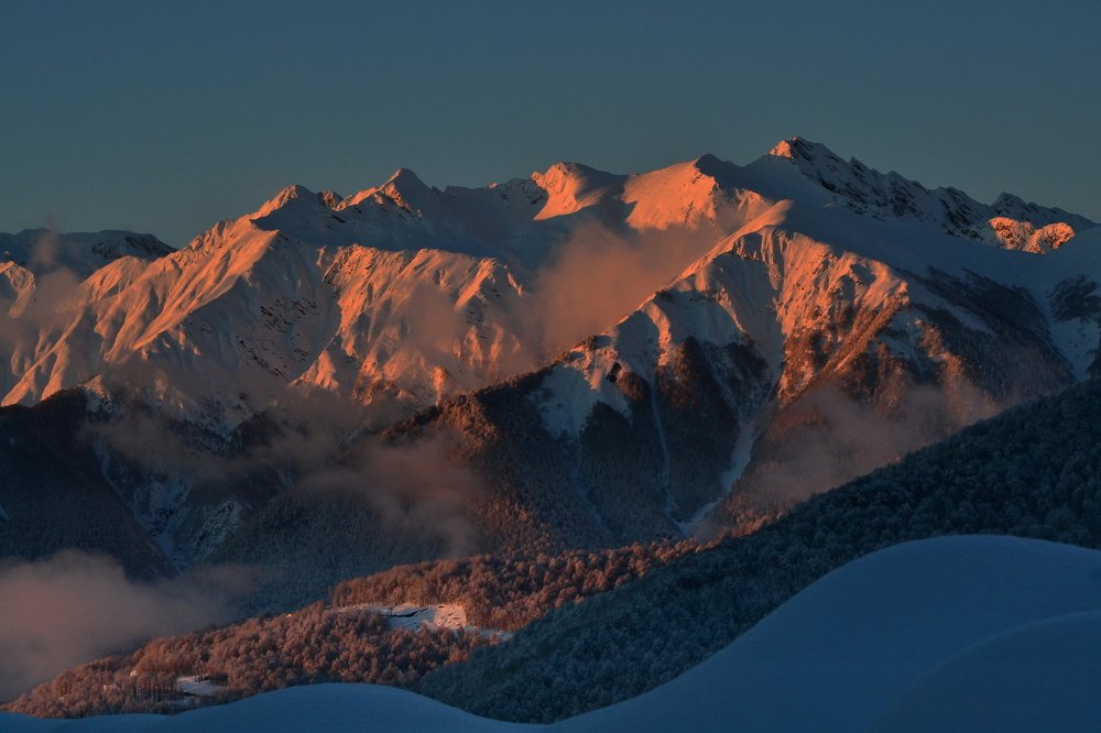 Розовый закат