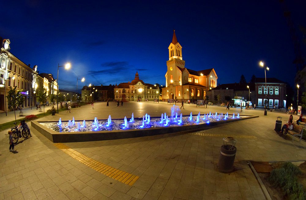 Zrenjanin at night