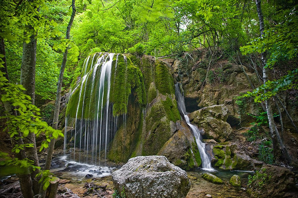 Водопад "Серебрянные струи", Крым