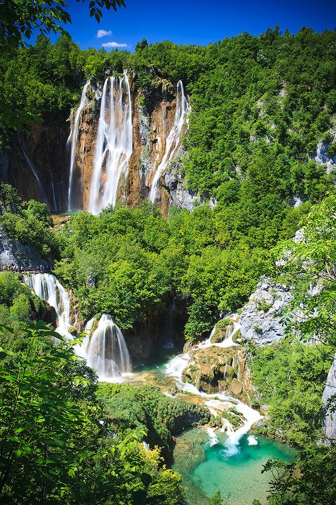 Водопад Составцы, Плитвицкие озера, Хорватия