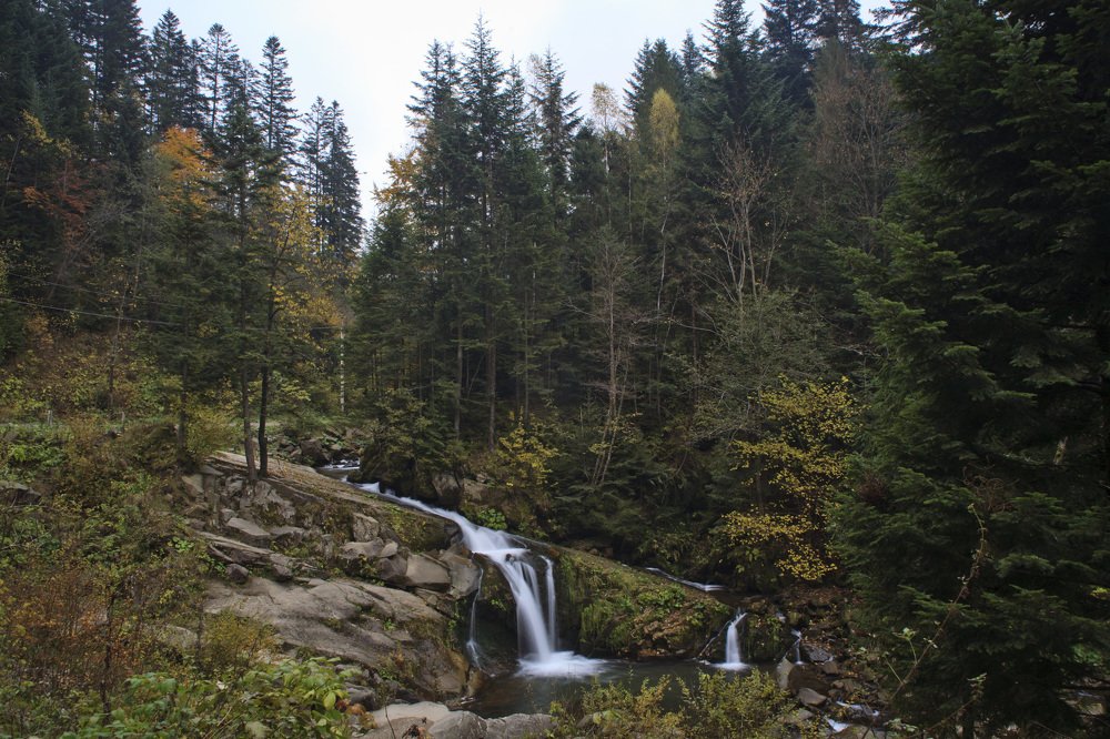 Каменецкий водопад. Карпаты