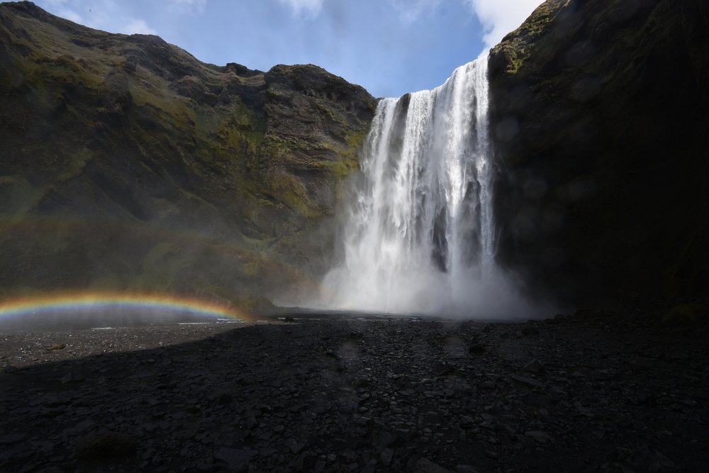 Wanderful raibow in nature.