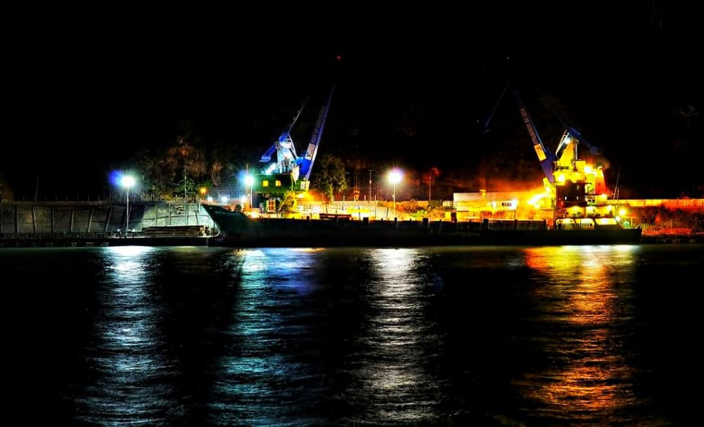 Ship Harbor in Gorontalo, Indonesia