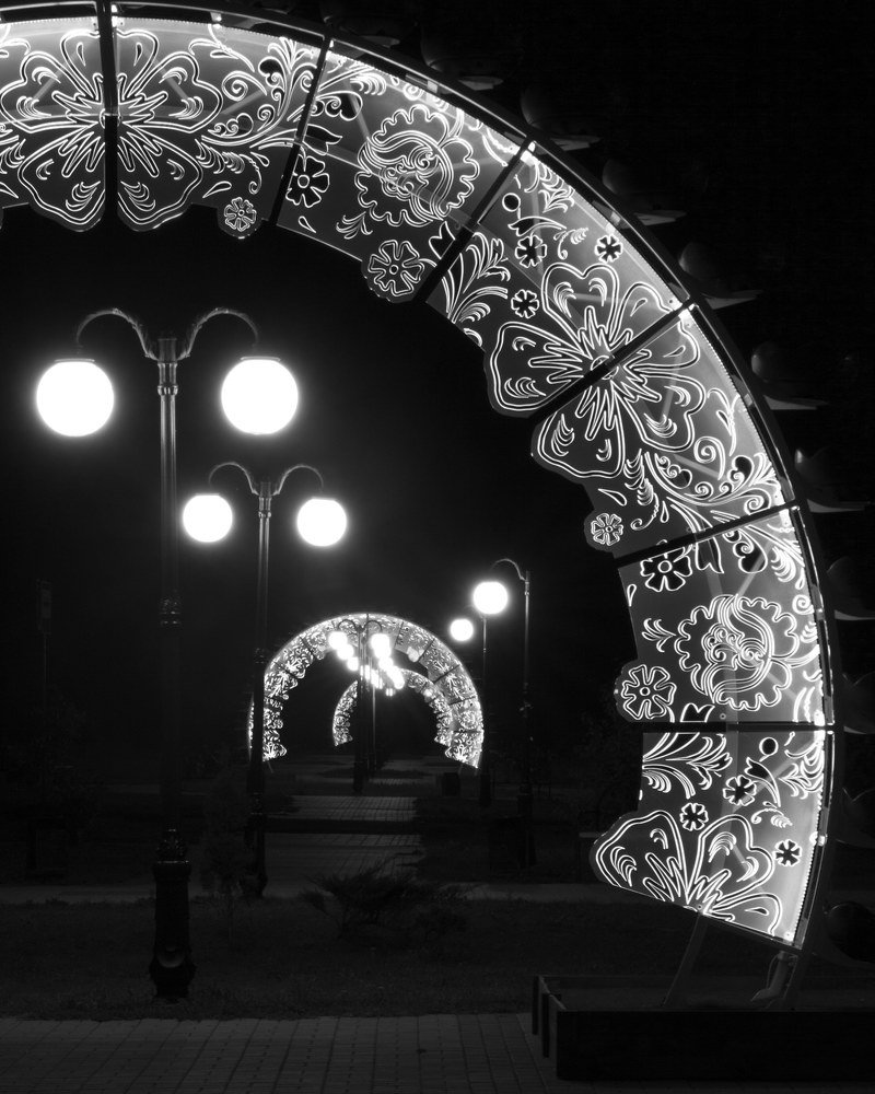 Город в огнях