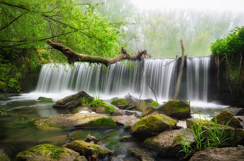waterfalls on the Romže