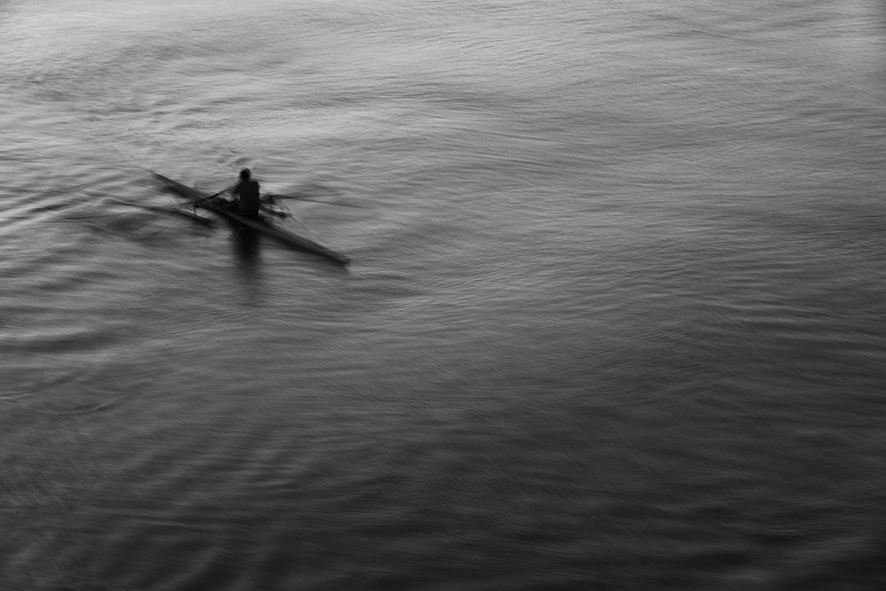 lone kayaker