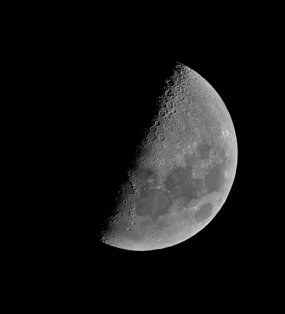 Moon seen from Brazil