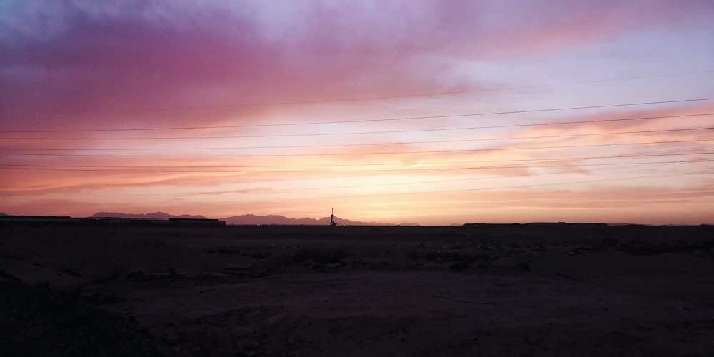 Закат в пустыне