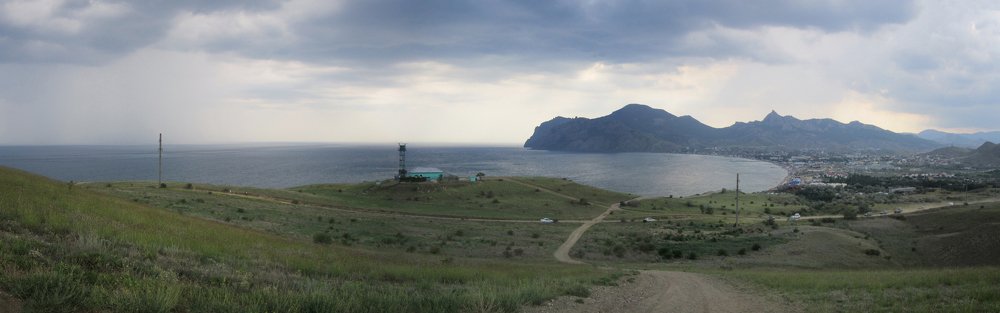 Вид на Коктебель