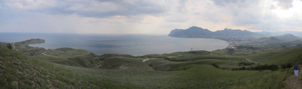 Вид на Коктебель