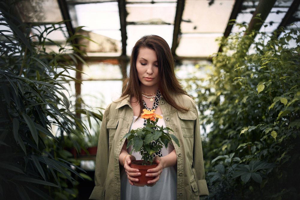 Цветок в руках