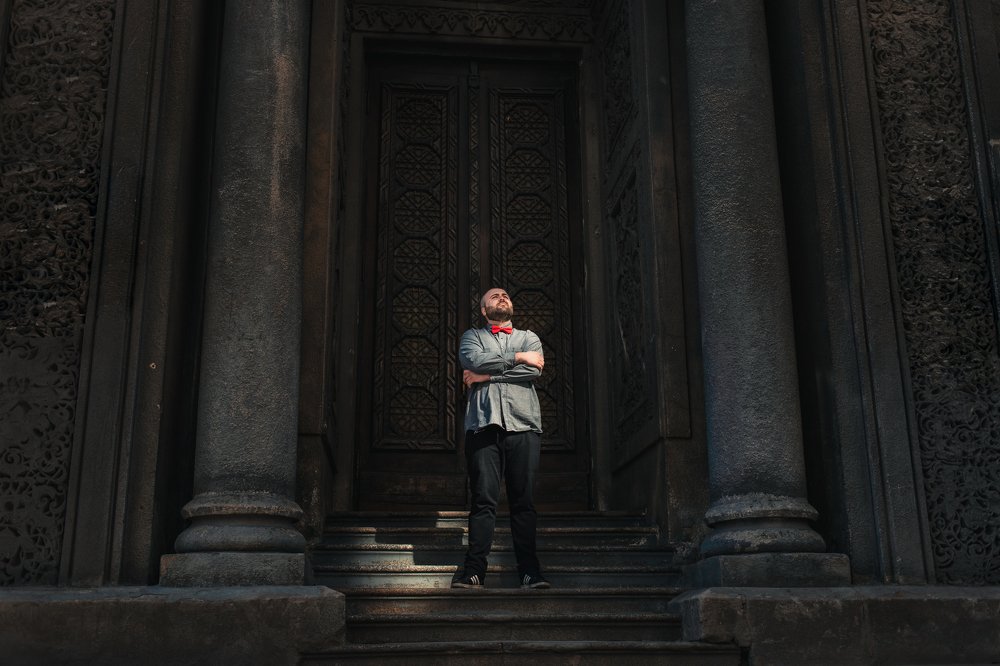 In the shadow