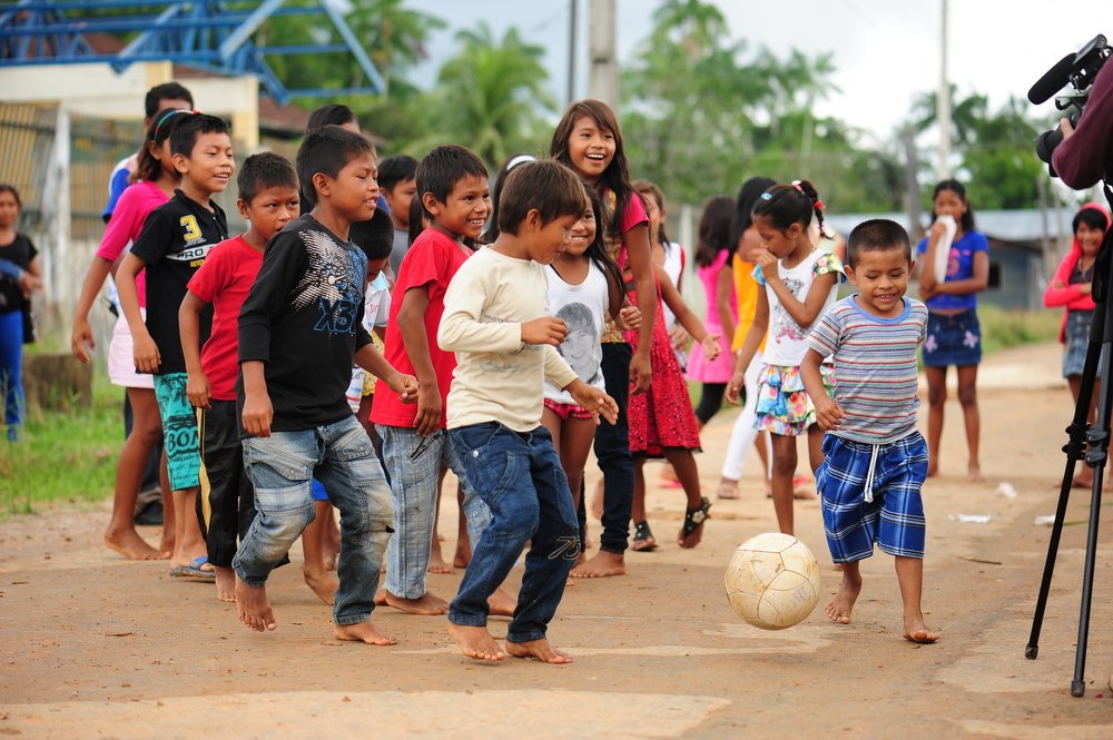 Brazilian indigenous children