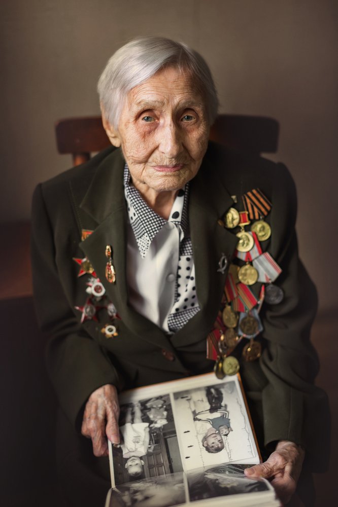 Анна Шадрина-фронтовая сестра.