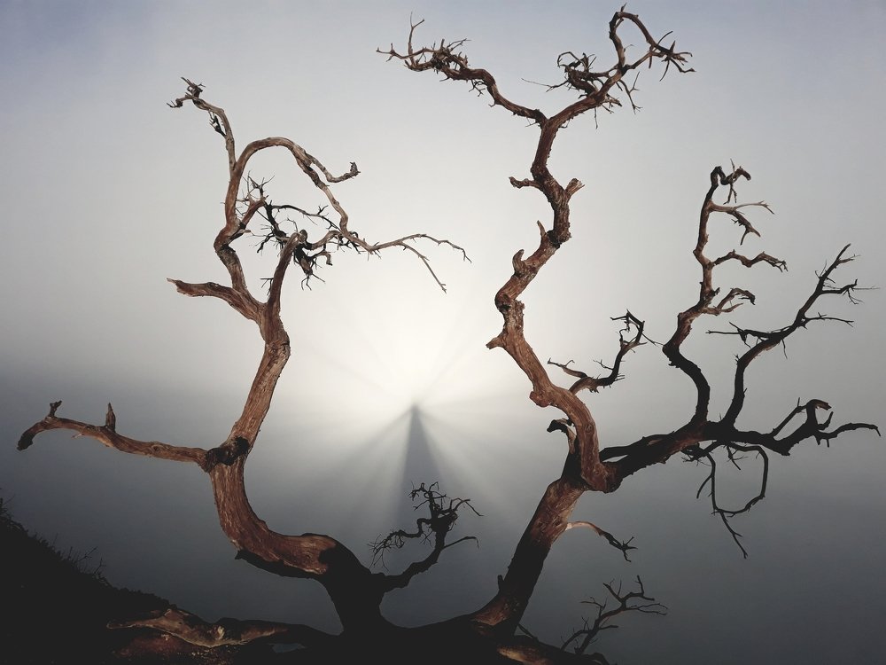 Брокенский призрак вулкана Иджен