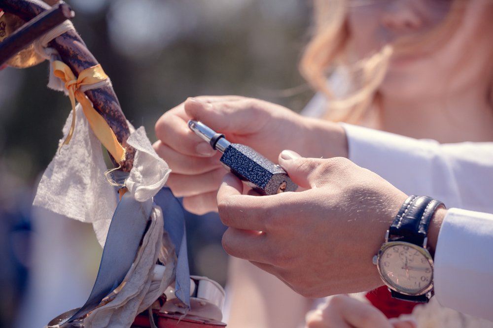 Замочек на любовь.