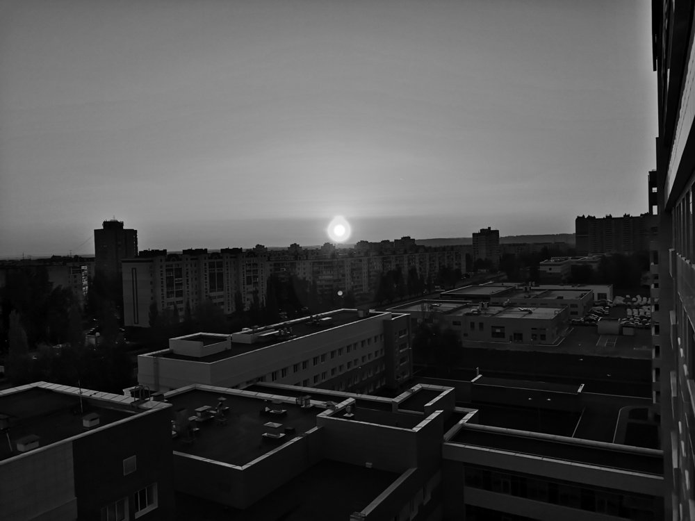 Восход солнца.