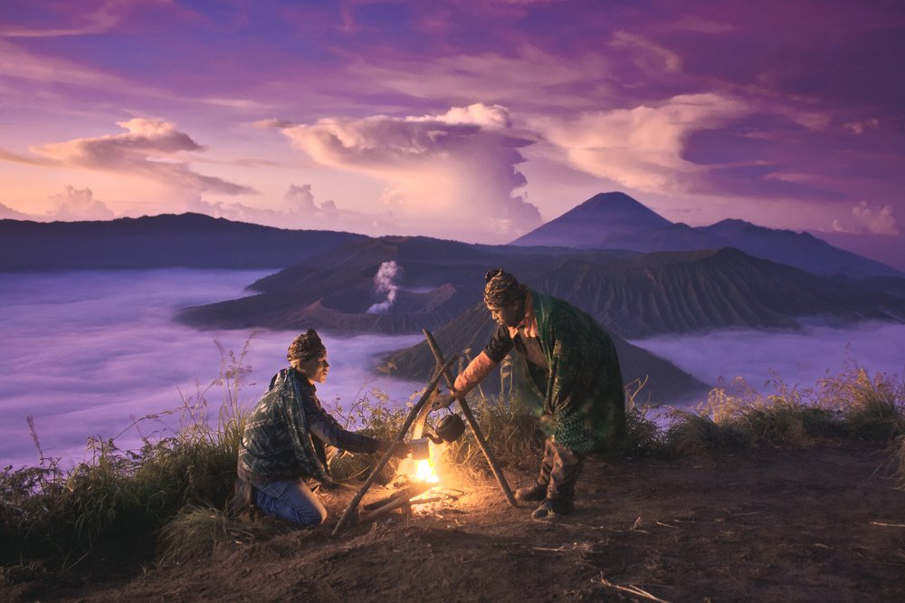 coffee and mountains