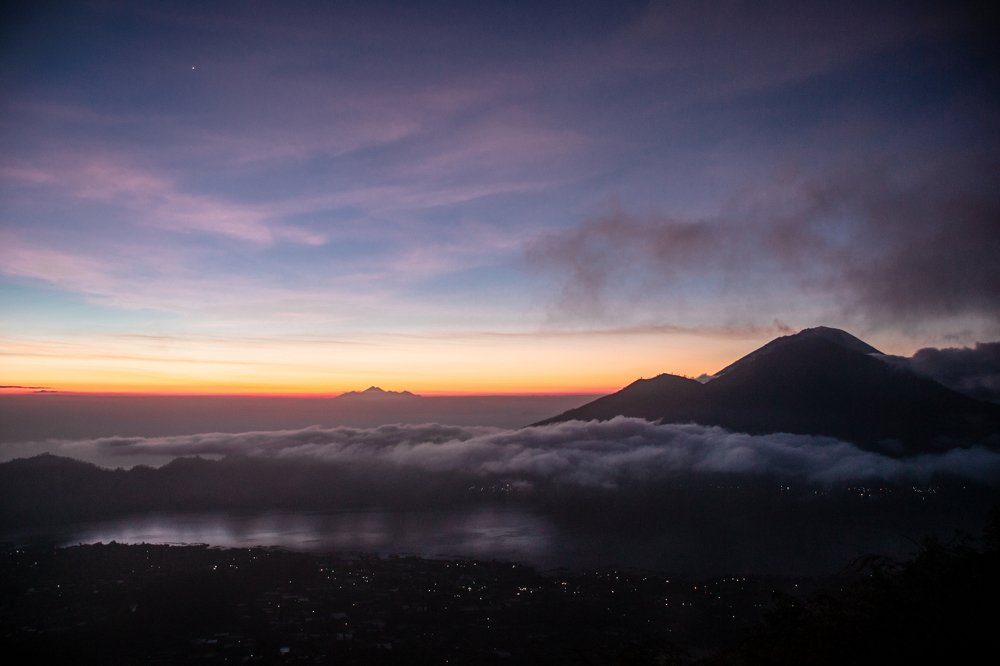 A moment before sunrise