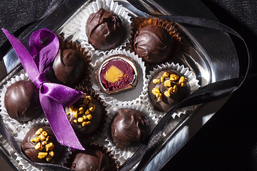 Трюфели ручной работы с фуагра