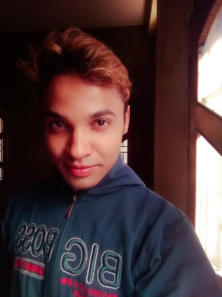 It's me. A candid one