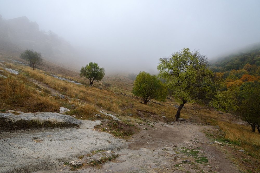 Поднимаясь к Чуфут-Кале