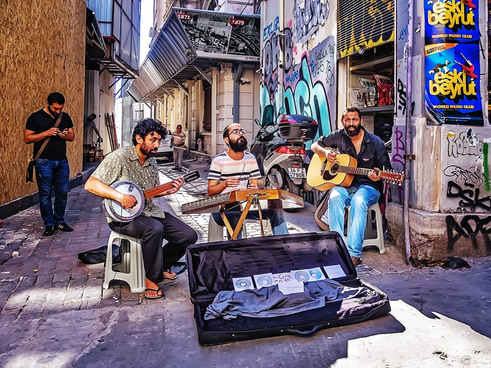 Уличные музыканты Стамбула