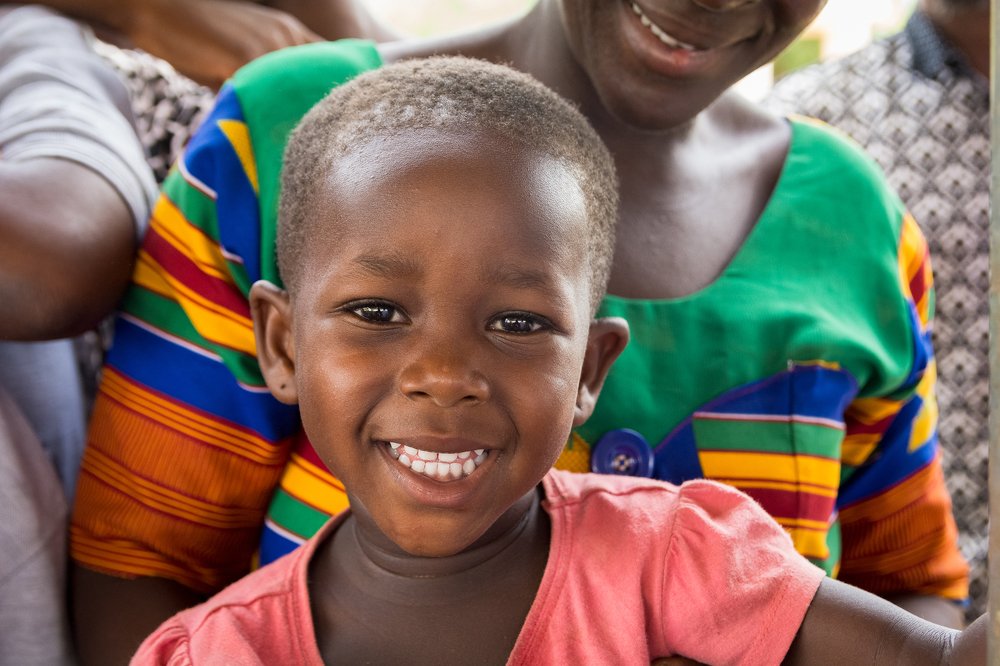 the smile of an African child