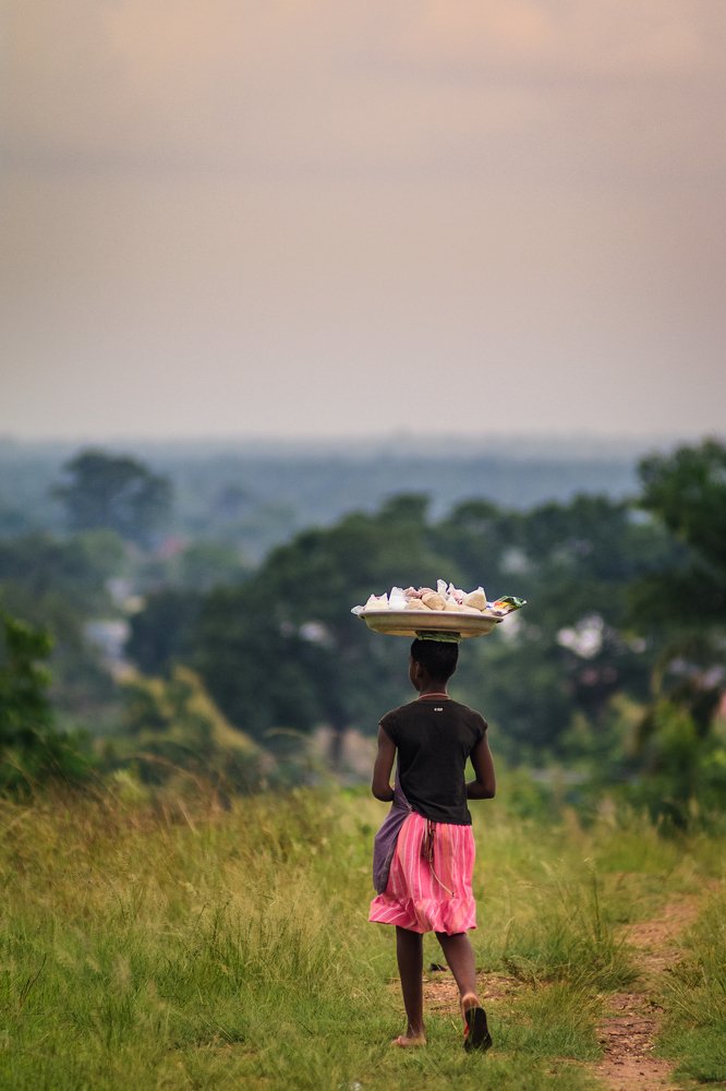 hustle of an African child