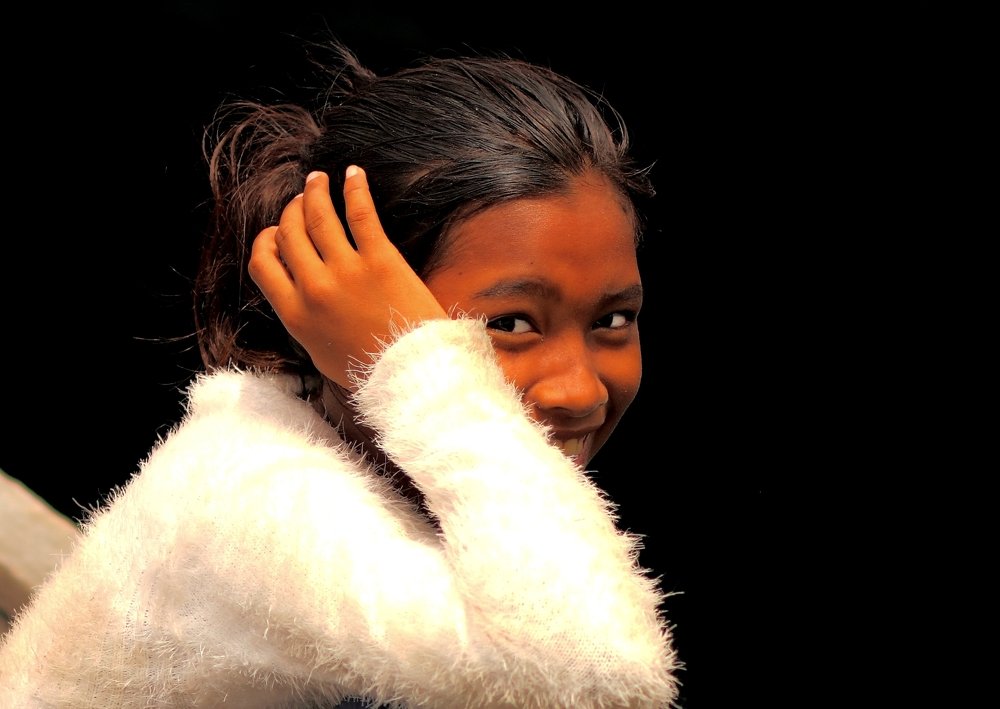 Hidden agony of smile