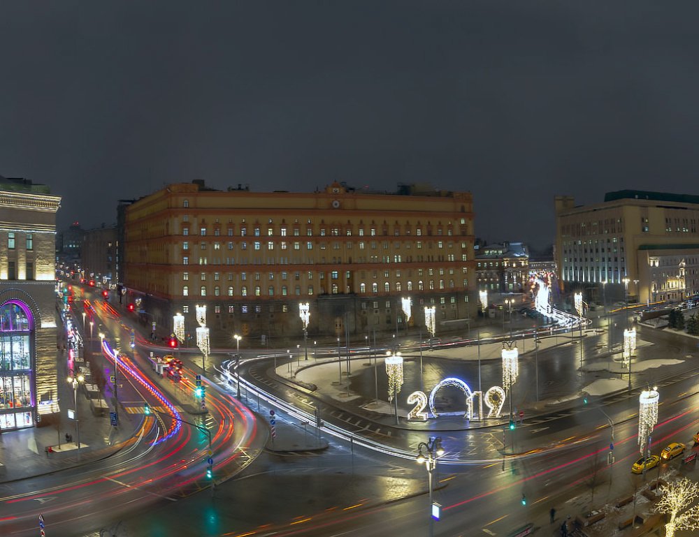 Лубянка ночью