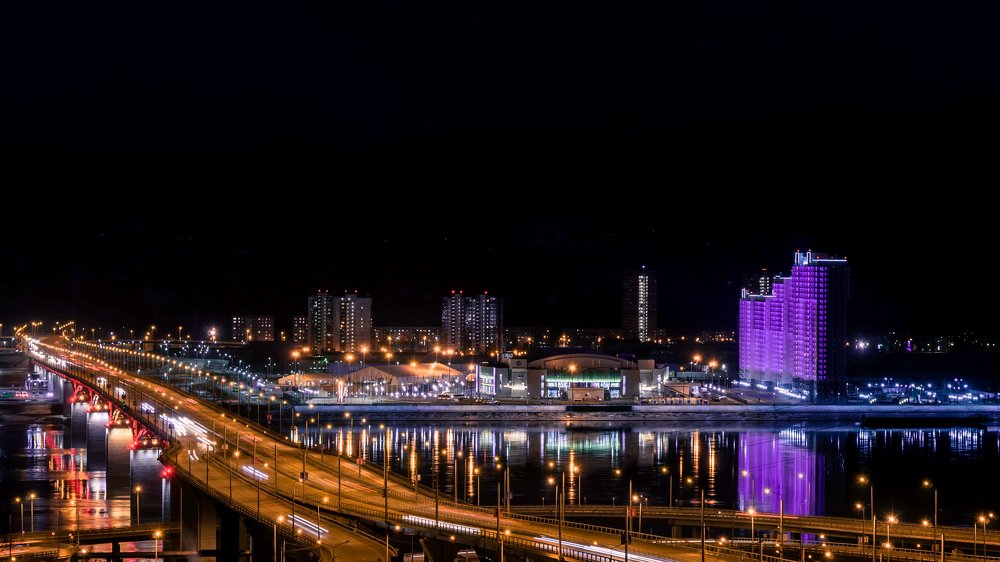 Ночной Красноярск