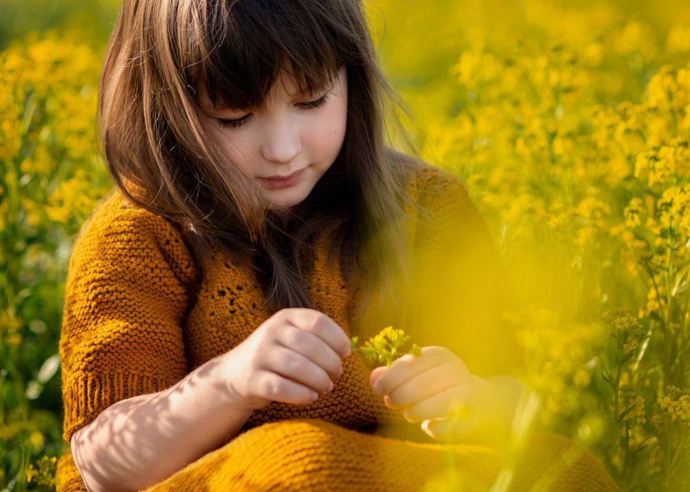 девочка в рапсе