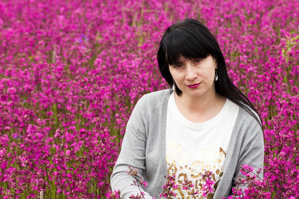 Женский портрет в поле