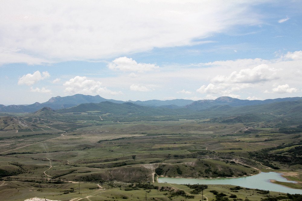 Крымский ландшафт. Вид с гор