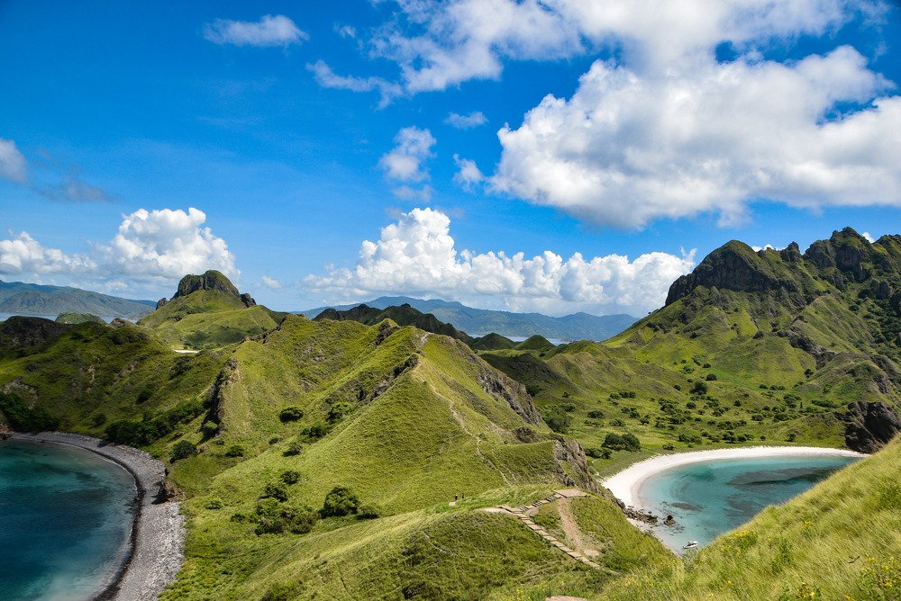 A view from Padar Island, Labuan Bajo, East Nusa Tenggara, Indonesia