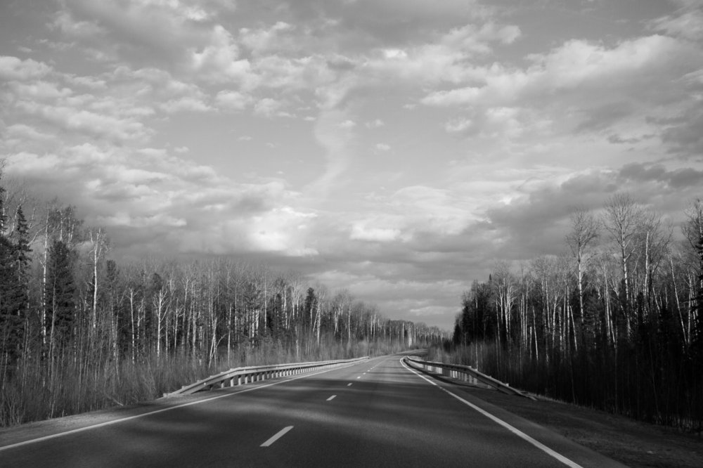 по дороге с облаками