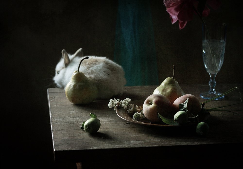 Натюрморт с Милой