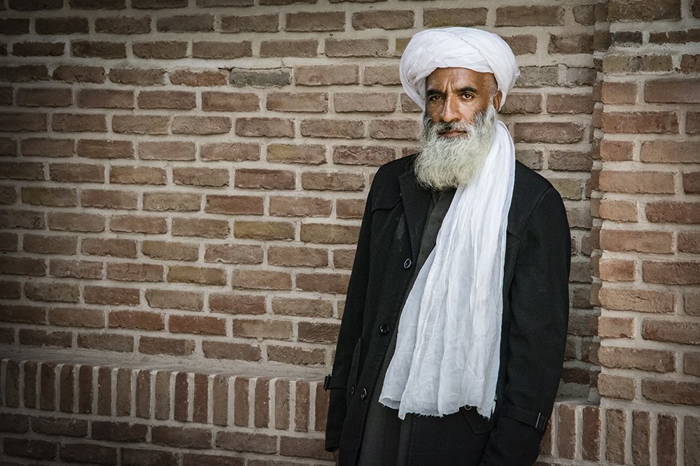 Portrait of a strange man